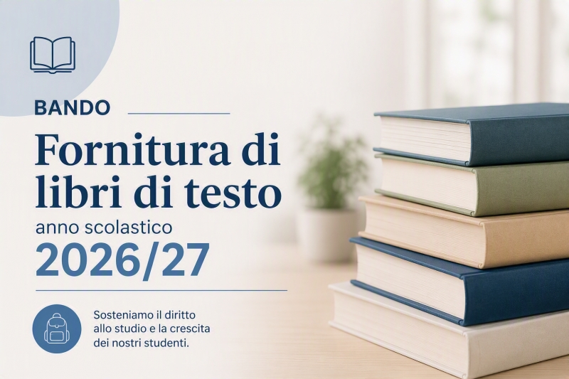 Avviso fornitura gratuita e semigratuita dei libri di testo per l�anno scolastico 2026-2027